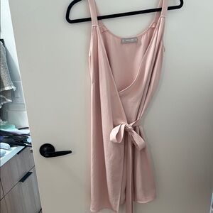 Everlane Pink Wrap Dress